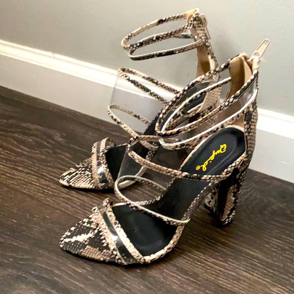 Snack skin heels